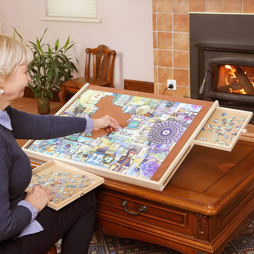 Amazon.co.jp: YISHAN 1000ピース 木製ジグソーパズルボード